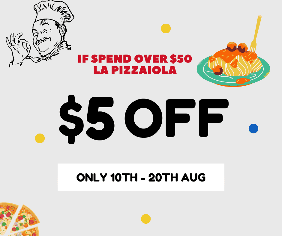This Month's Promotion - La pizzaiola