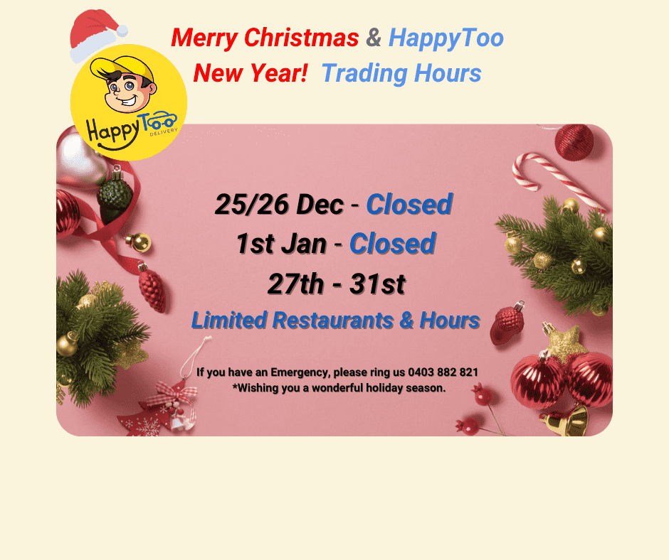 Christmas & New Year's Trading Hours 