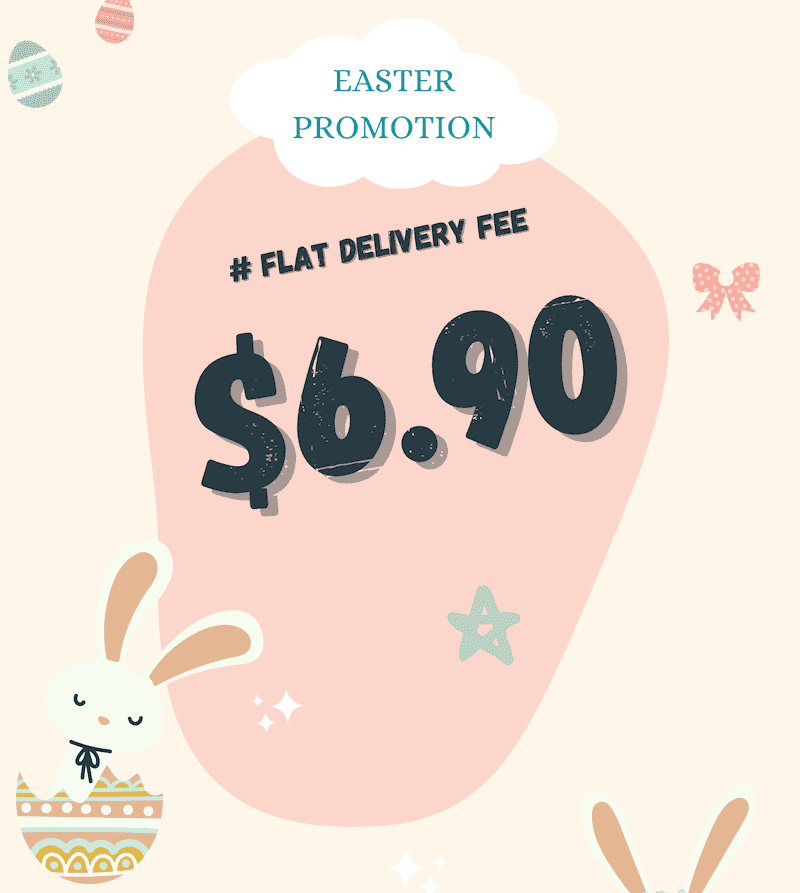 Easter Saturday and Sunday Promotion! Exclusive Deal with HappyToo