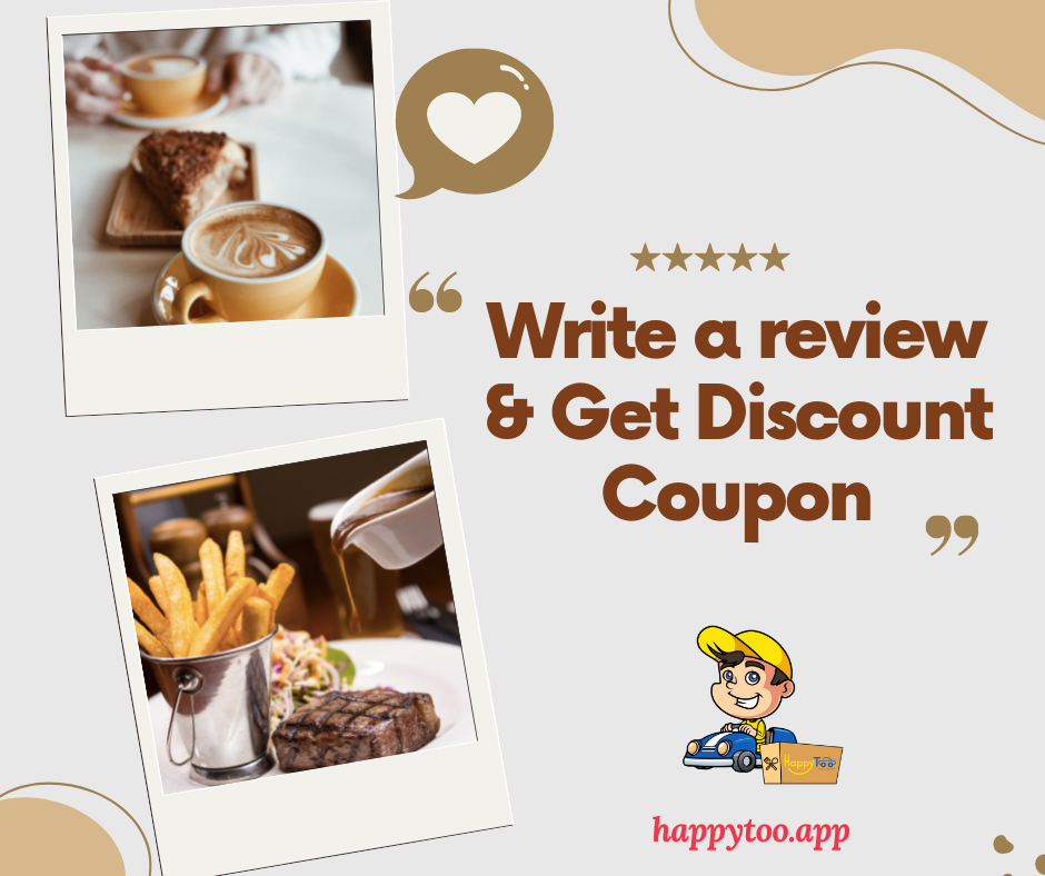 Writing a review & Get a discount coupon! [HappyToo Promotional Event]