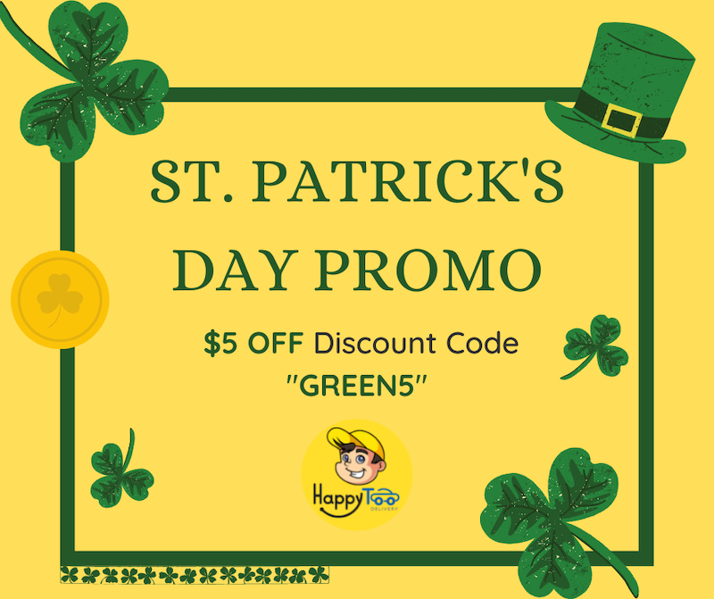 Saint Patrick's Day Special - $5 OFF Discount Coupon